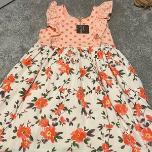 Girls Matilda Jane orange tank size 14 dress
